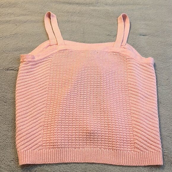 NWT Sandy Liang X Target Pink Sweater Tank Top - Size Large - Picture 12 of 13